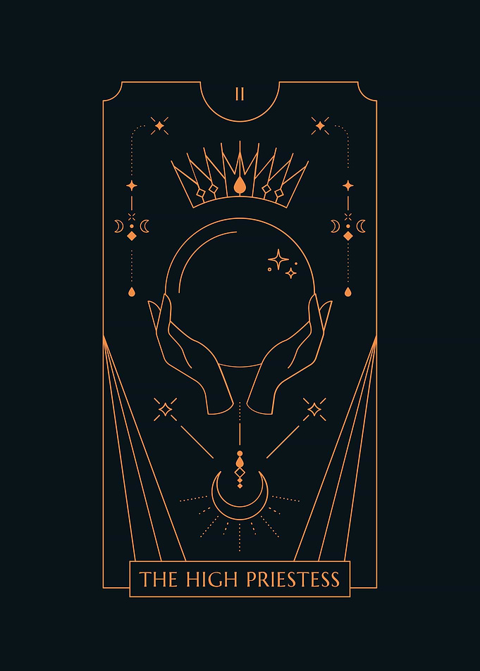 Tarot THE HIGH PRIESTESS