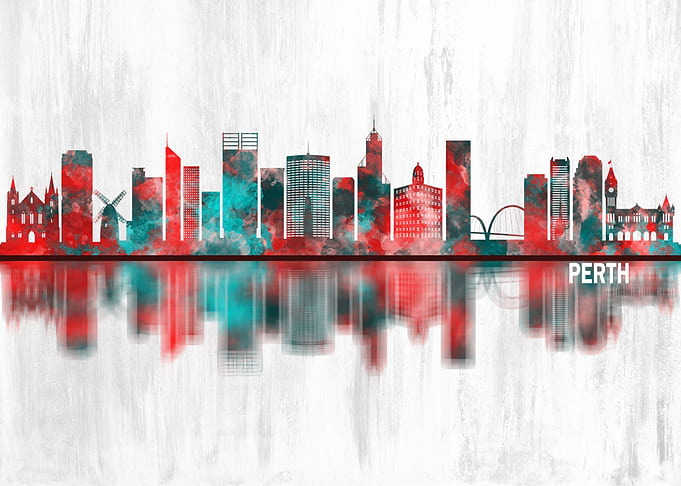 Perth Australia Skyline