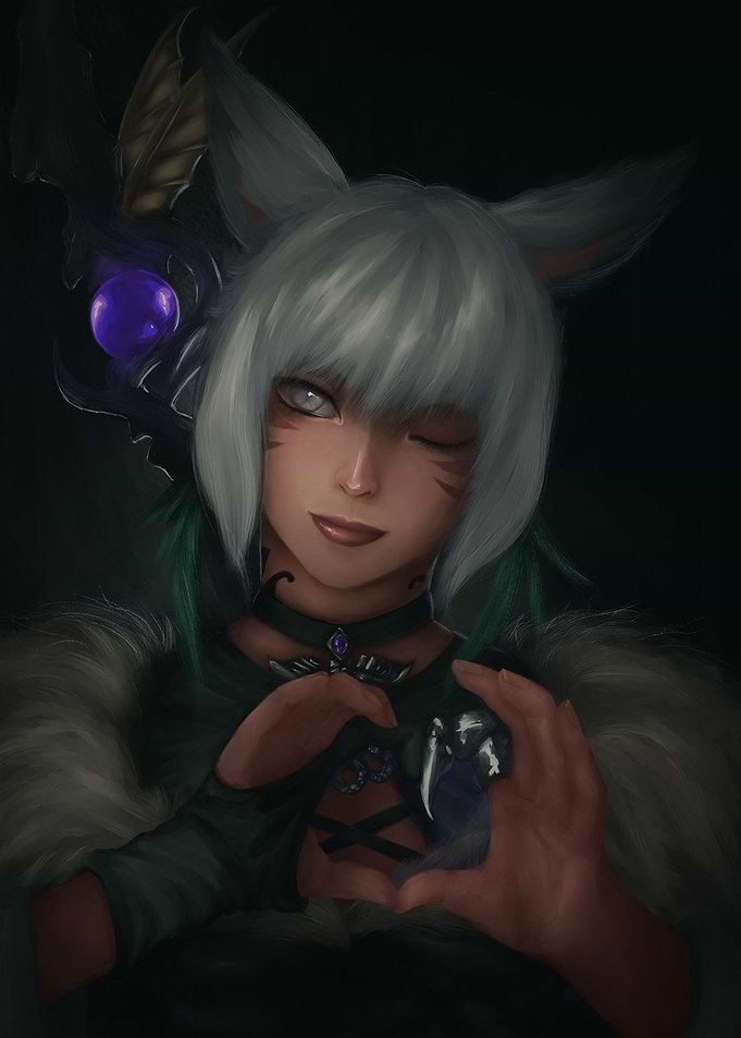 Fanart FFXIV Yshtola