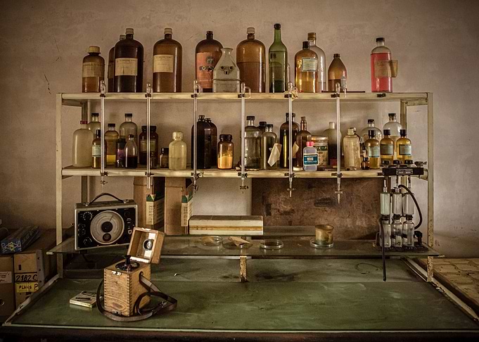 The mad scientists lab