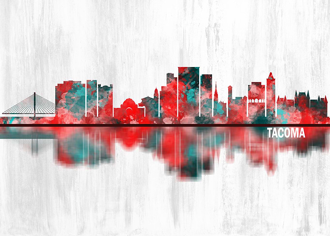 Tacoma Washington Skyline