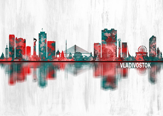 Vladivostok Russia Skyline