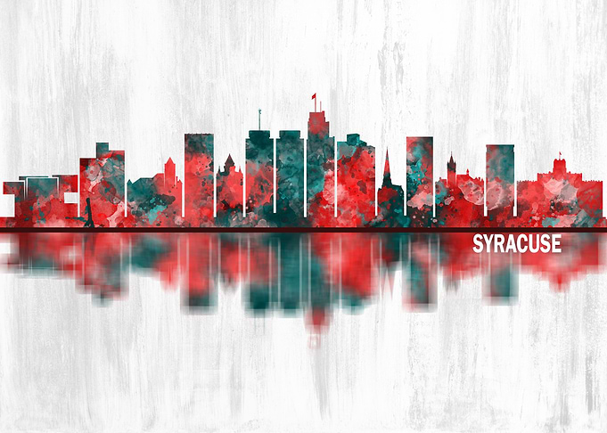Syracuse New York Skyline