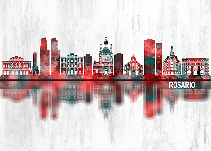 Rosario Argentina Skyline