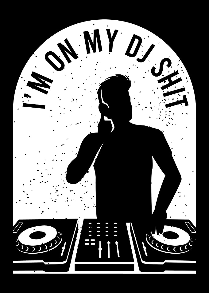 DJ Turntable Mixer Headset