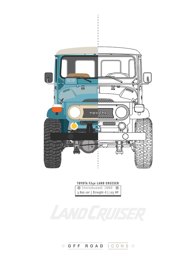 FJ40 half color