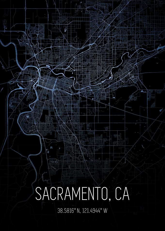 Sacramento City Map