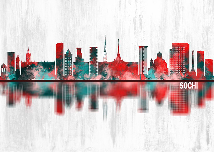 Sochi Russia Skyline
