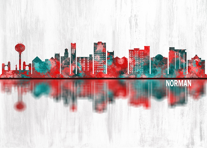 Norman Oklahoma Skyline
