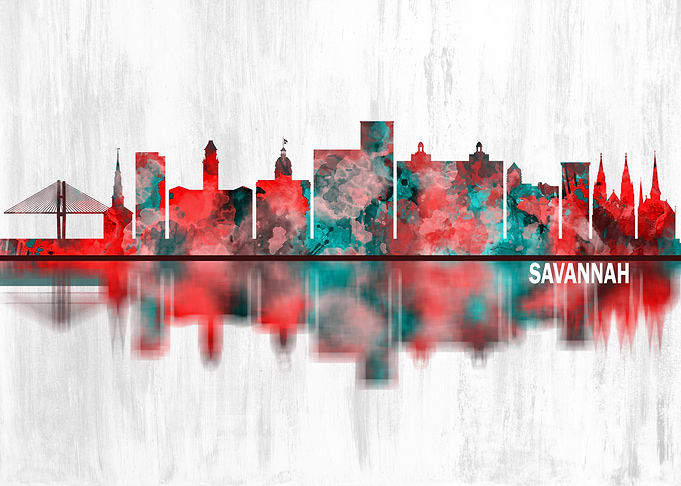 Savannah USA Skyline