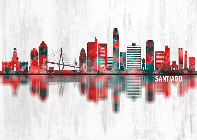 Santiago Chile Skyline
