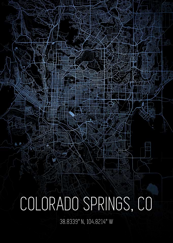 Colorado Springs City Map
