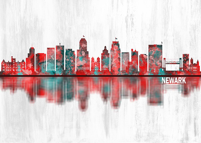 Newark New Jersey Skyline