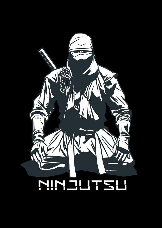 NINJA SITTING DOWN