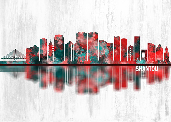 Shantou China Skyline
