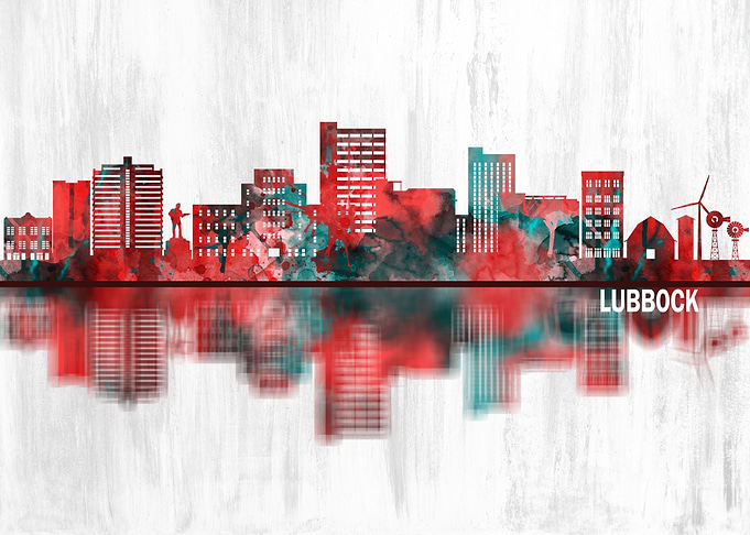 Lubbock Texas Skyline