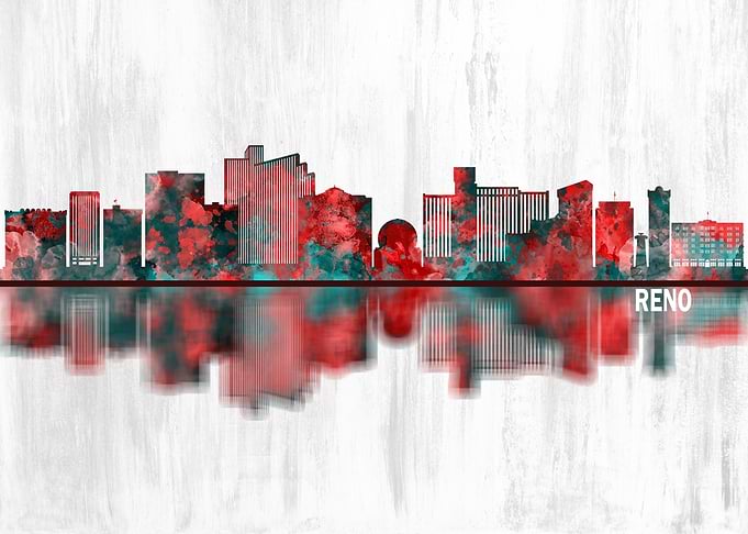 Reno Nevada Skyline