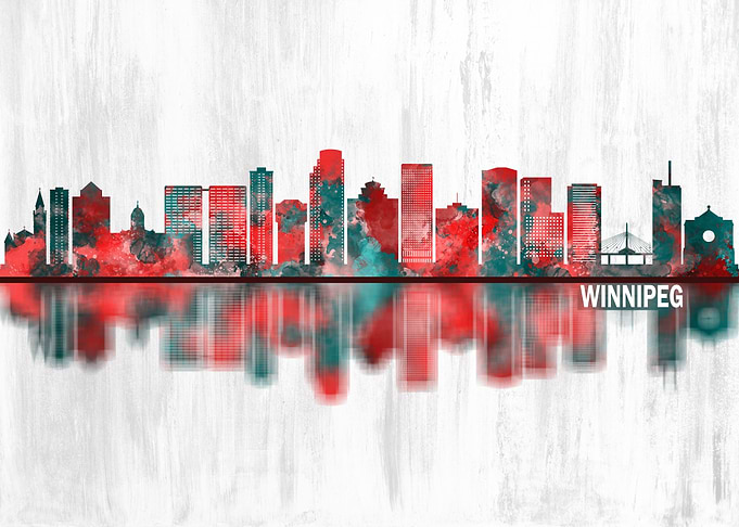 Winnipeg Manitoba Skyline