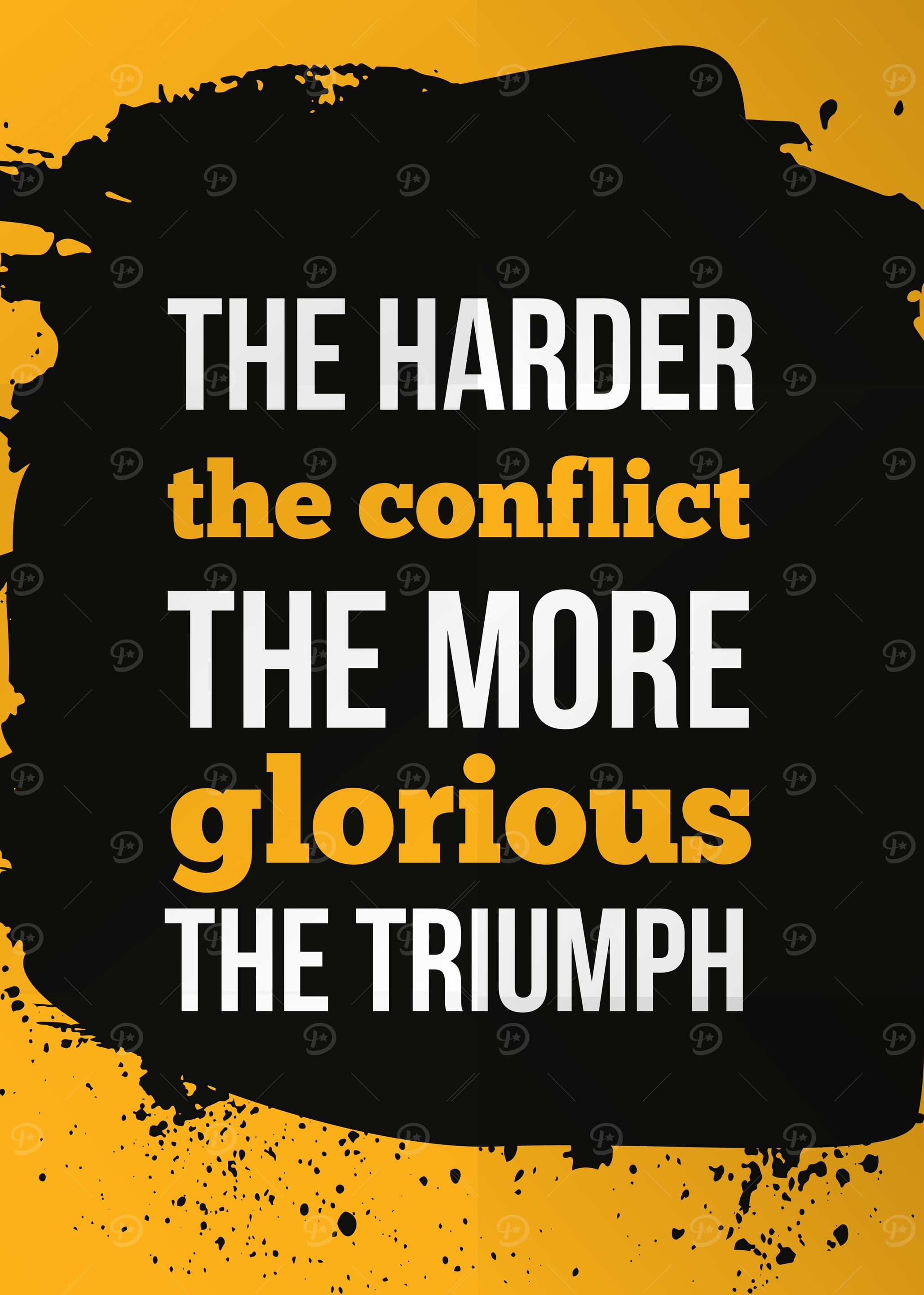 The harder the conflict