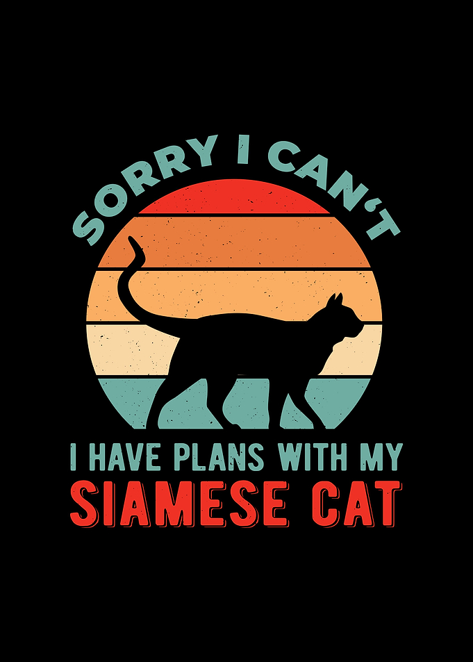 Funny Siamese Cat