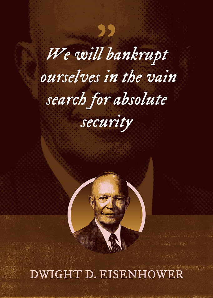 We will bankrupt ourselves