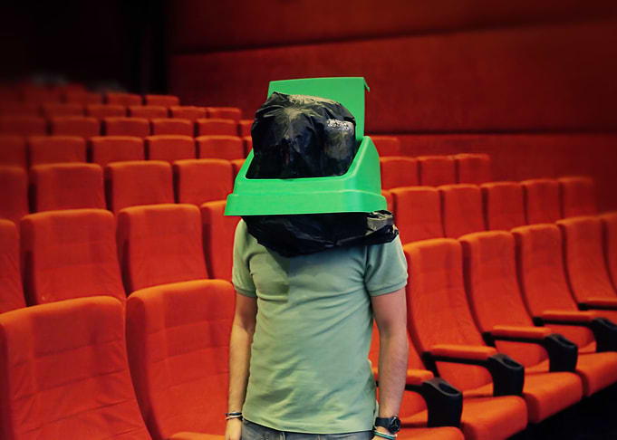Garbage can man costume mo