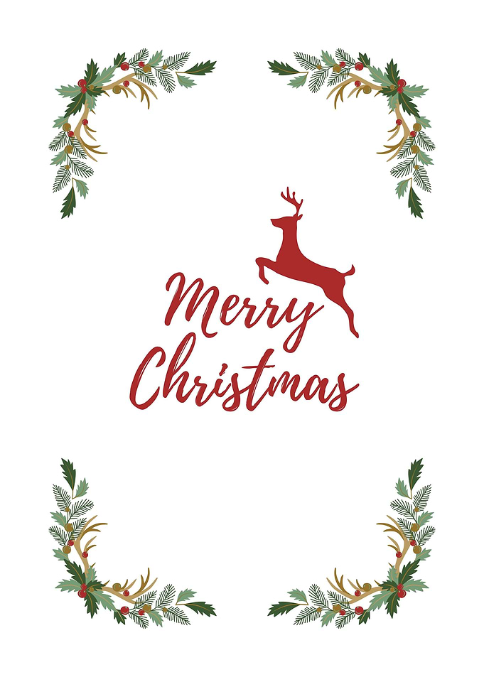 Merry Christmas Reindeer