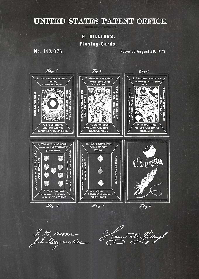 22 Playing Cards Patent
