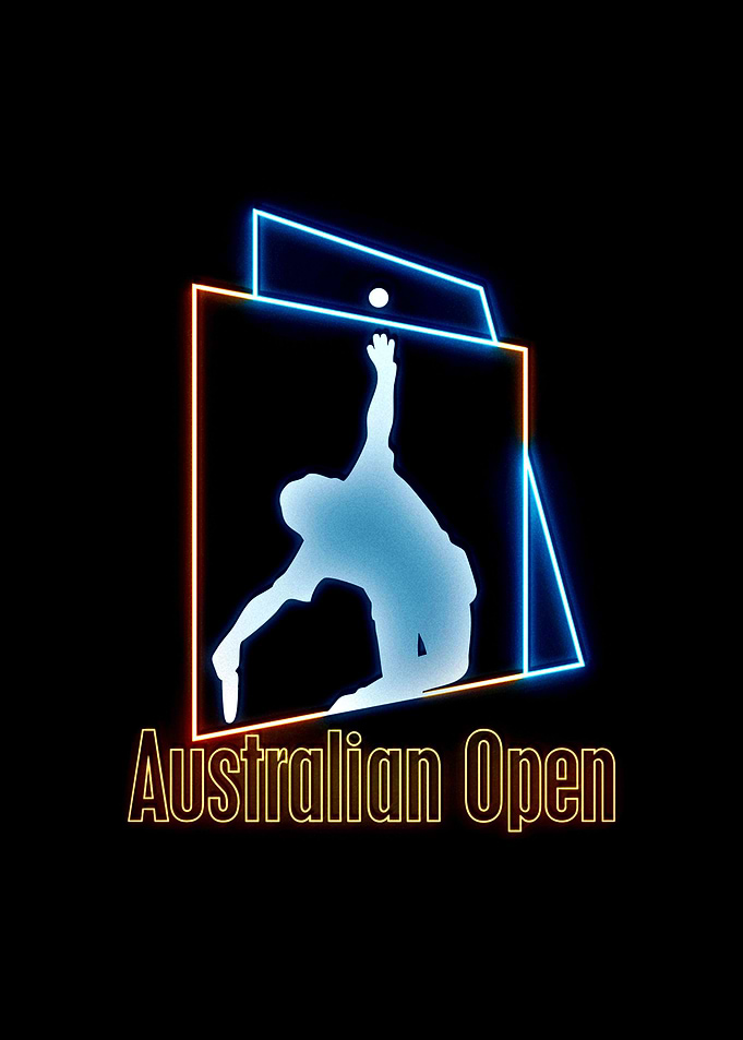 Australian Open neon