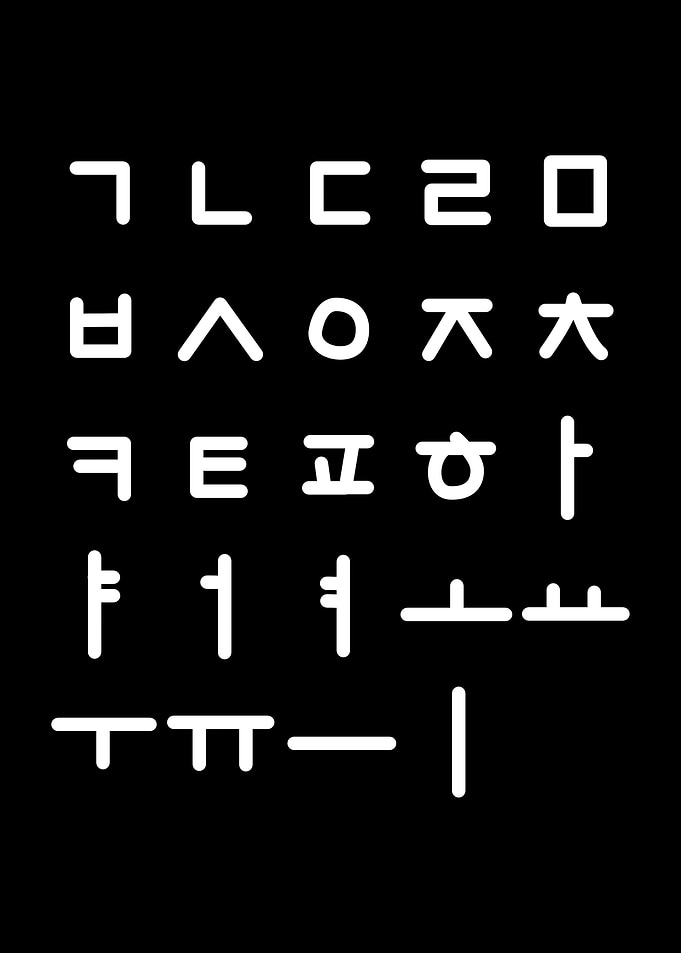 Korean Alphabet Hangul
