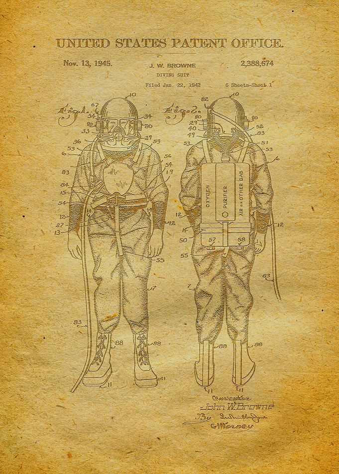 44 Diving Suit Patent 194