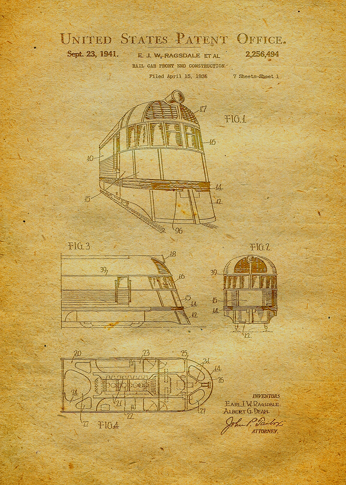 24 Zephyr Train Patent Pr