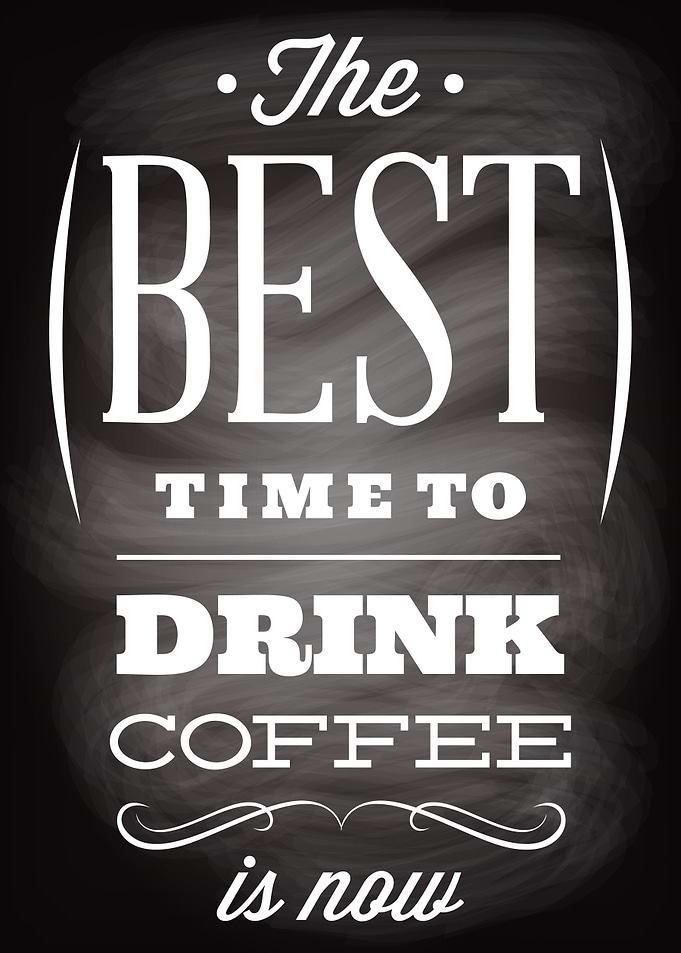 The best time to drink