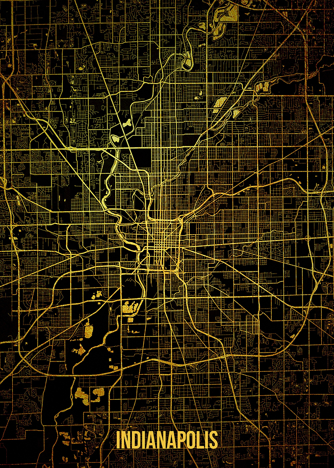 Indianapolis gold map