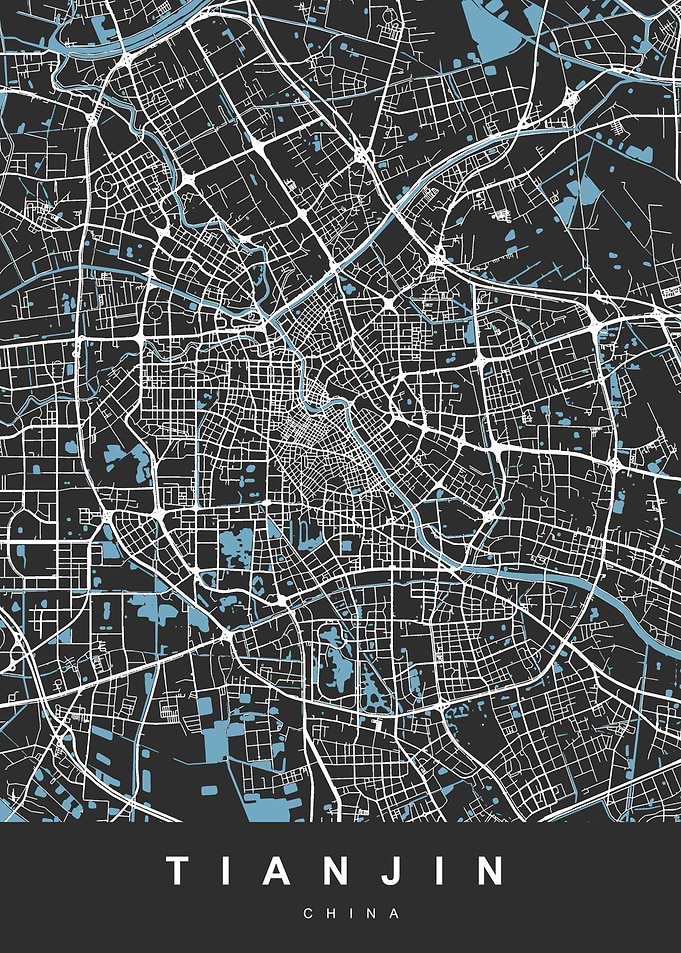 TIANJIN City Map China