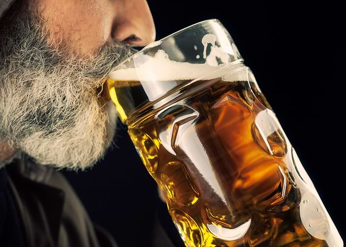Friar beer drinking thirst