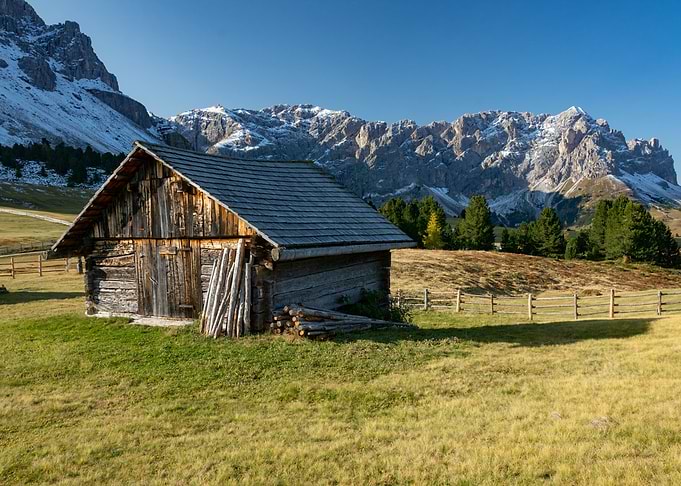 morning in the dolomites