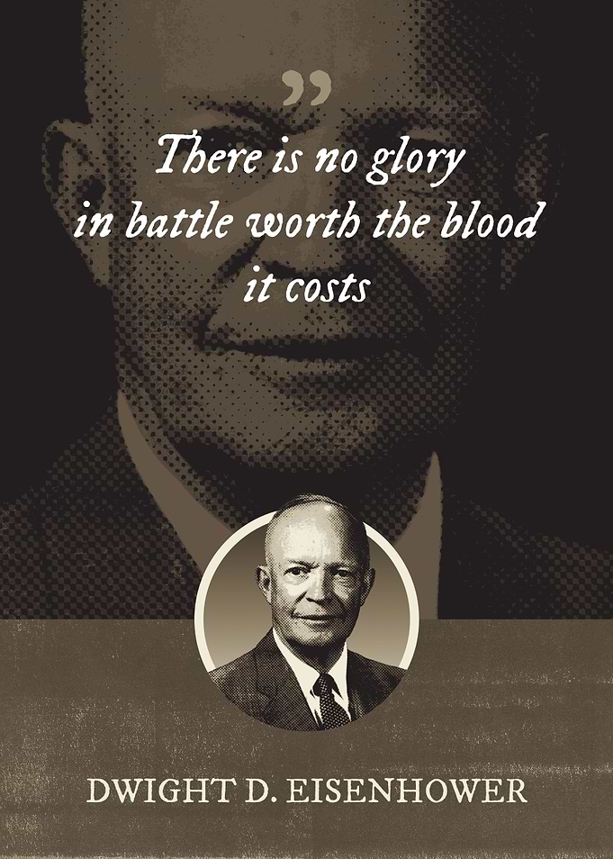There is no glory in