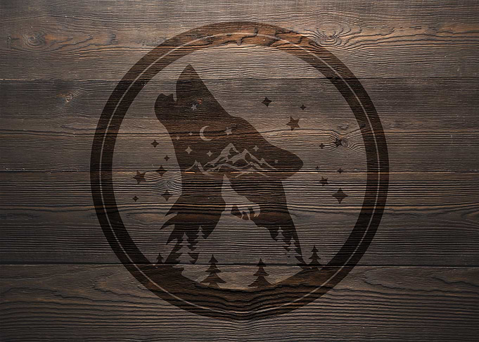 NATURE WOOD WOLF