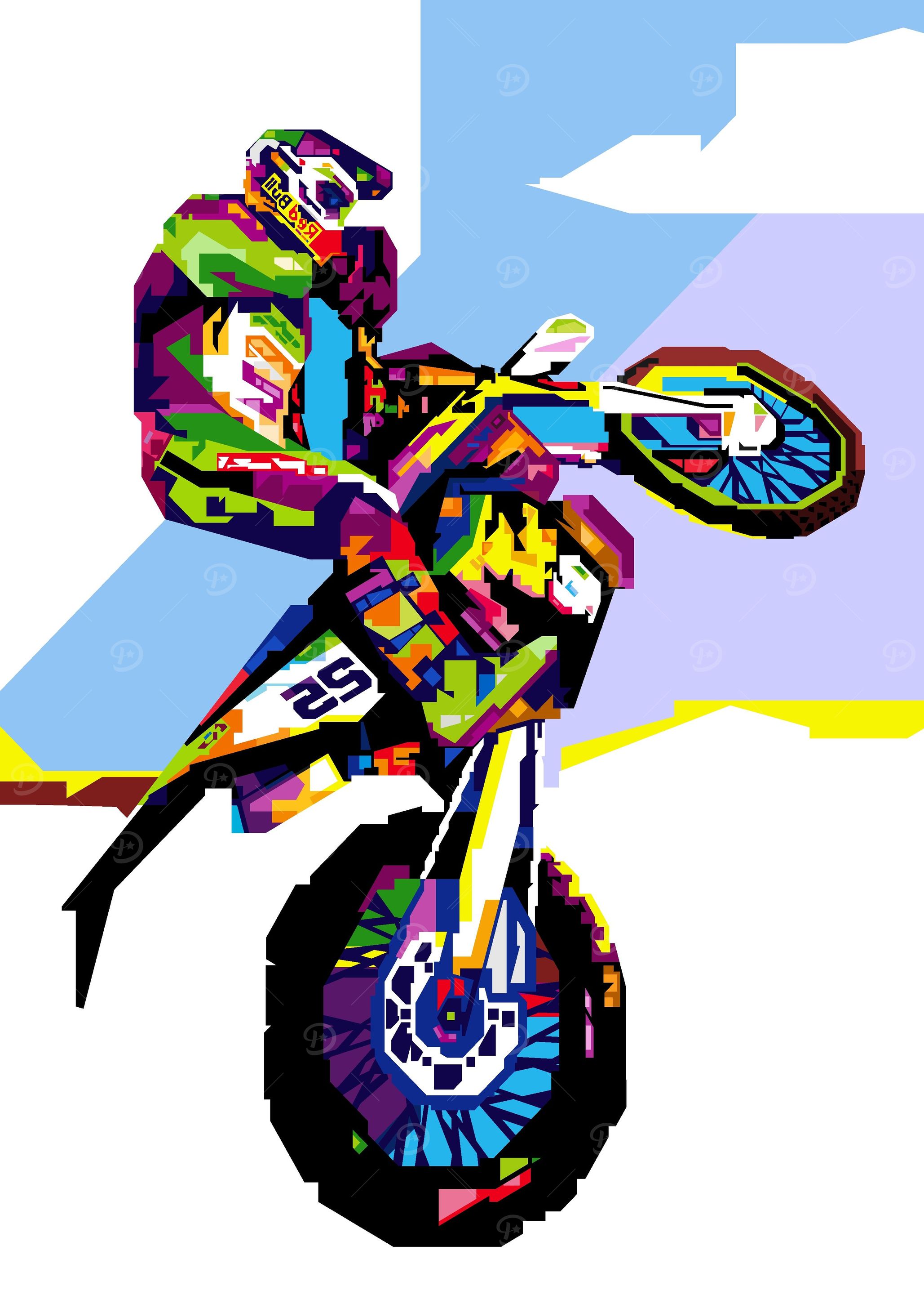 Motocross Syle in Art