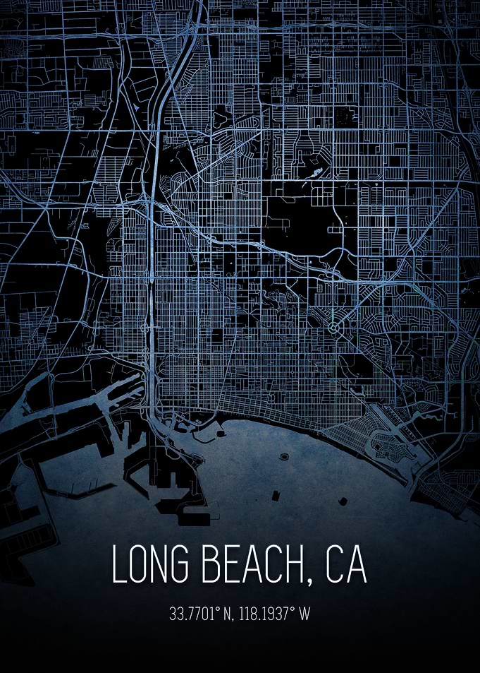 Long Beach City Map