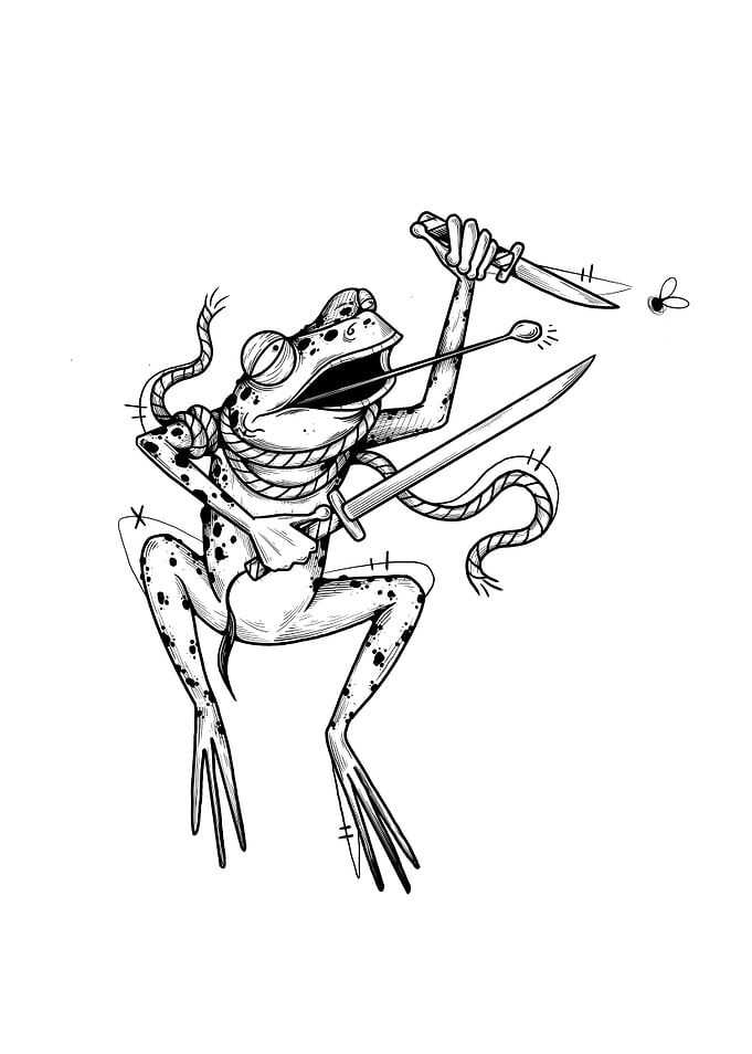 Frog food