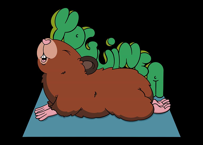 Yoguinea Guinea Pig Yoga