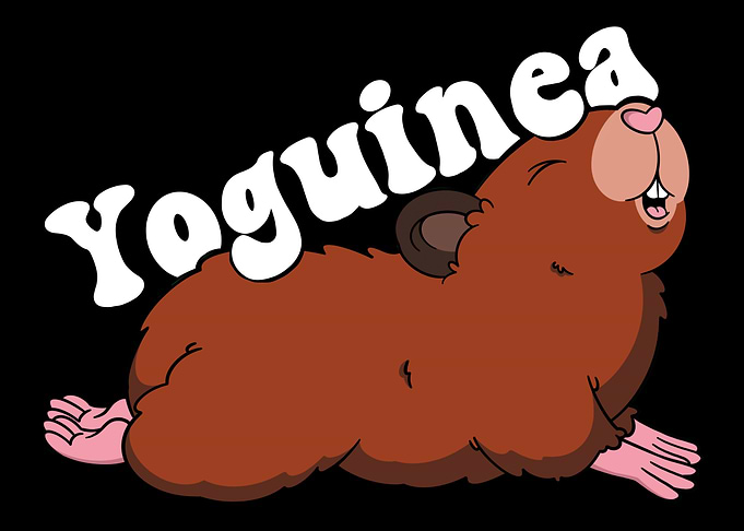 Guinea Pig Gift Yoga Pose