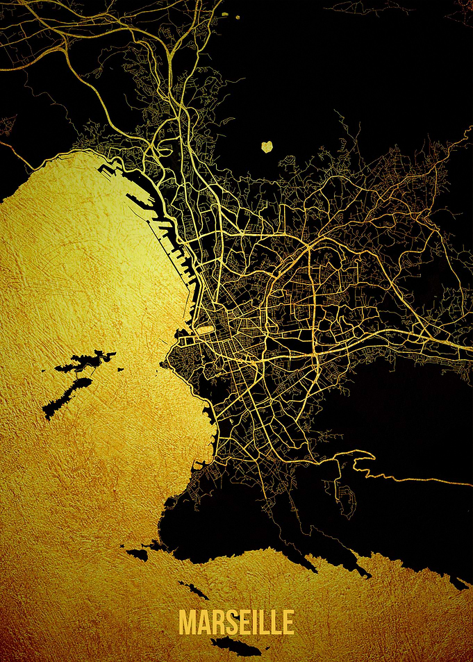 Marseille gold map