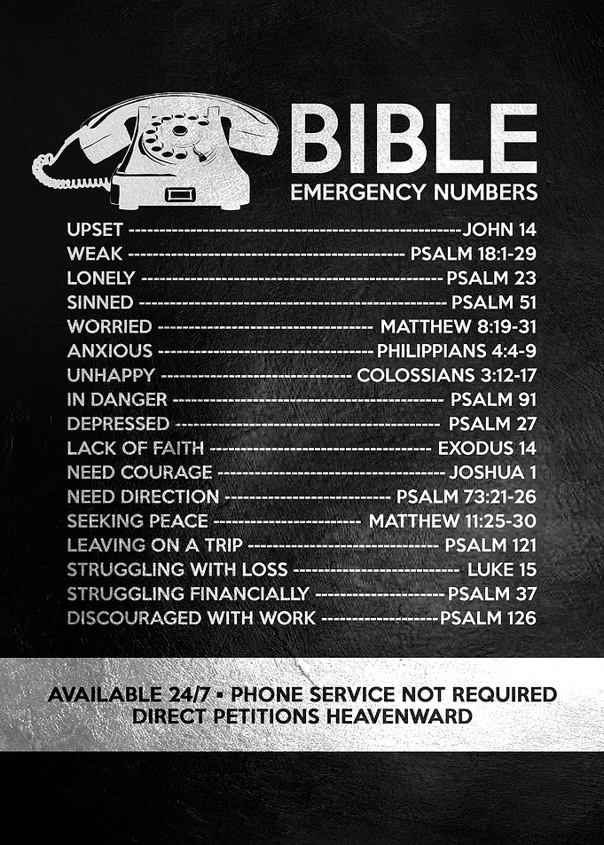 Bible Emergency Numbers