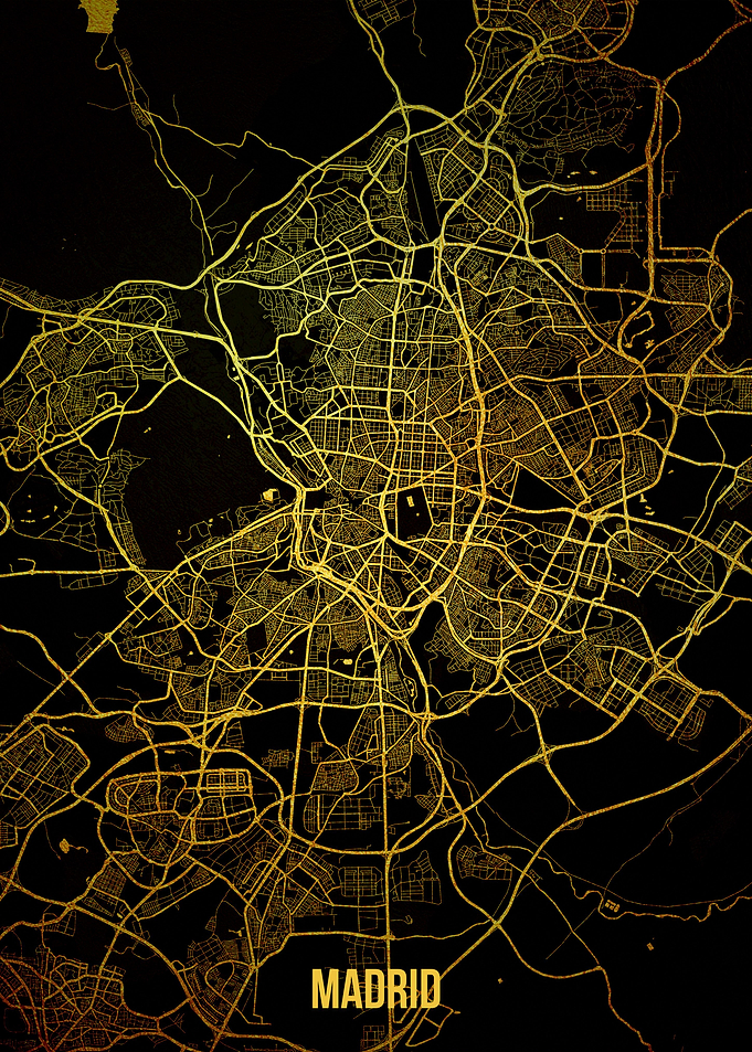 Madrid gold map