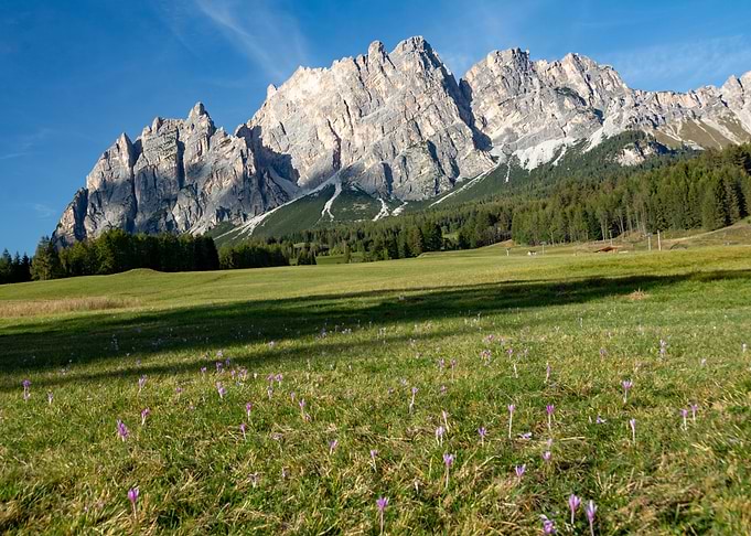 late afternoon dolomites