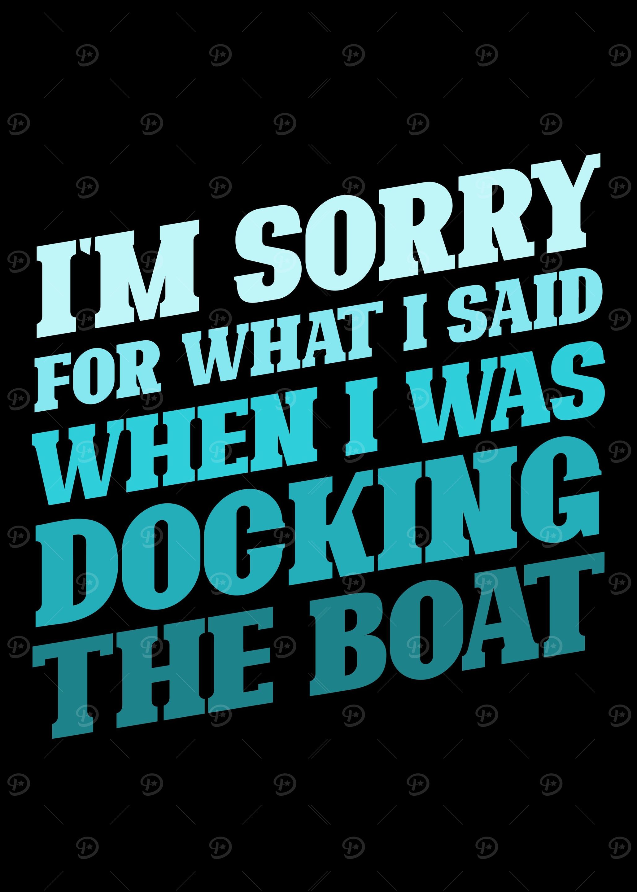 Docking the boat sailor
