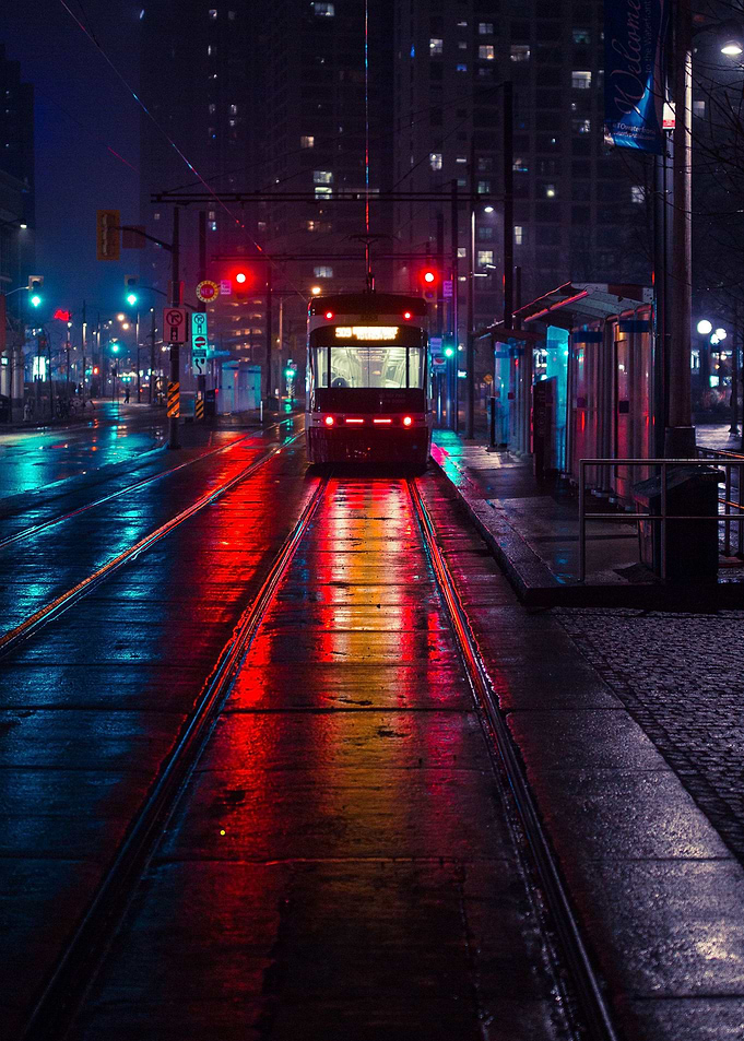 Cyberpunk Trolley